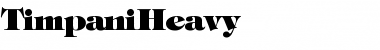 Download TimpaniHeavy Font Download TimpaniHeavy Font