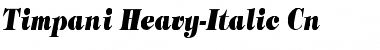 Download Timpani_Heavy-Italic Cn Font Download Timpani_Heavy-Italic Cn Font