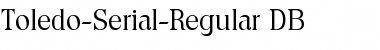 Download Toledo-Serial DB Font Download Toledo-Serial DB Font