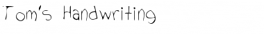 Download Tom's Handwriting Font Download Tom's Handwriting Font