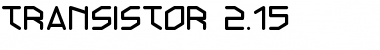 Transistor 2.15 Regular Font