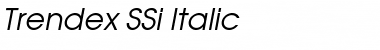 Download Trendex SSi Font Download Trendex SSi Font