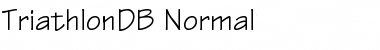 TriathlonDB Normal Font