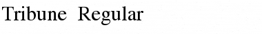 Tribune Regular Font