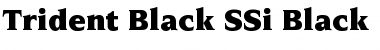 Download Trident Black SSi Font Download Trident Black SSi Font