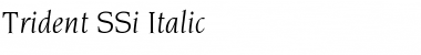 Download Trident SSi Font Download Trident SSi Font