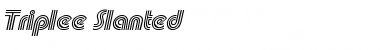 Download Triplee Slanted Font Download Triplee Slanted Font