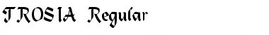 TROSIA Regular Font