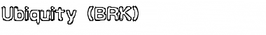 Download Ubiquity (BRK) Font Download Ubiquity (BRK) Font