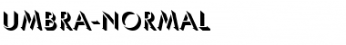 Download Umbra-Normal Font Download Umbra-Normal Font