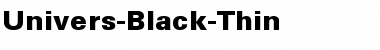 Download Univers-Black-Thin Font Download Univers-Black-Thin Font