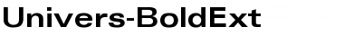 Download Univers-BoldExt Font Download Univers-BoldExt Font
