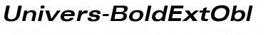 Download Univers-BoldExtObl Font Download Univers-BoldExtObl Font