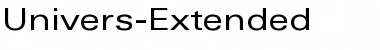 Download Univers-Extended Font Download Univers-Extended Font