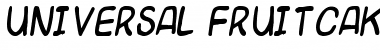 Download Universal fruitcake Font Download Universal fruitcake Font