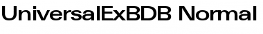 Download UniversalExBDB Font Download UniversalExBDB Font