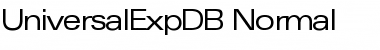 Download UniversalExpDB Font Download UniversalExpDB Font