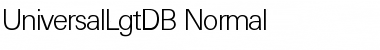 Download UniversalLgtDB Font Download UniversalLgtDB Font