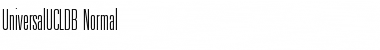 Download UniversalUCLDB Font Download UniversalUCLDB Font