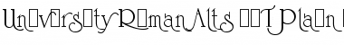 Download University Roman Alts LET Font Download University Roman Alts LET Font