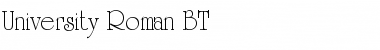 Download UnivrstyRoman BT Font Download UnivrstyRoman BT Font