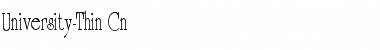 Download University-Thin Cn Font Download University-Thin Cn Font
