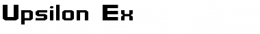 Download Upsilon Ex Font Download Upsilon Ex Font