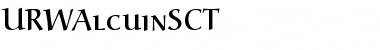 Download URWAlcuinSCT Font Download URWAlcuinSCT Font