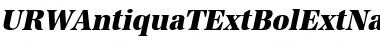 Download URWAntiquaTExtBolExtNar Font Download URWAntiquaTExtBolExtNar Font