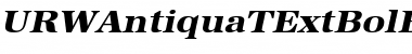 Download URWAntiquaTExtBolExtWid Font Download URWAntiquaTExtBolExtWid Font