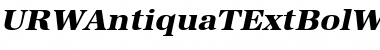 Download URWAntiquaTExtBolWid Font Download URWAntiquaTExtBolWid Font