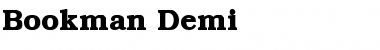Download Bookman-Demi Font Download Bookman-Demi Font