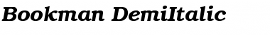 Download Bookman-DemiItalic Font Download Bookman-DemiItalic Font