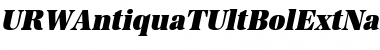 Download URWAntiquaTUltBolExtNar Font Download URWAntiquaTUltBolExtNar Font