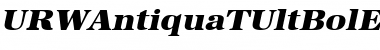 Download URWAntiquaTUltBolExtWid Font Download URWAntiquaTUltBolExtWid Font