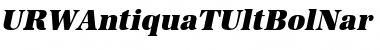 Download URWAntiquaTUltBolNar Font Download URWAntiquaTUltBolNar Font
