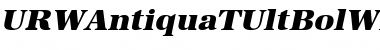 Download URWAntiquaTUltBolWid Font Download URWAntiquaTUltBolWid Font