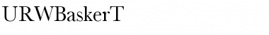 Download URWBaskerT Font Download URWBaskerT Font