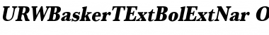 Download URWBaskerTExtBolExtNar Font Download URWBaskerTExtBolExtNar Font