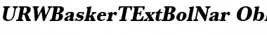 Download URWBaskerTExtBolNar Font Download URWBaskerTExtBolNar Font