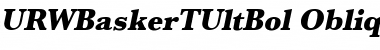 Download URWBaskerTUltBol Font Download URWBaskerTUltBol Font