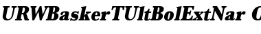 Download URWBaskerTUltBolExtNar Font Download URWBaskerTUltBolExtNar Font