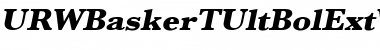 Download URWBaskerTUltBolExtWid Font Download URWBaskerTUltBolExtWid Font