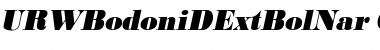 Download URWBodoniDExtBolNar Font Download URWBodoniDExtBolNar Font