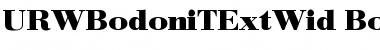 Download URWBodoniTExtWid Font Download URWBodoniTExtWid Font