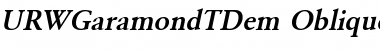 Download URWGaramondTDem Font Download URWGaramondTDem Font
