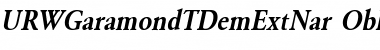 Download URWGaramondTDemExtNar Font Download URWGaramondTDemExtNar Font