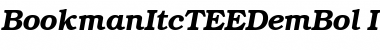 Download BookmanItcTEEDemBol Font Download BookmanItcTEEDemBol Font