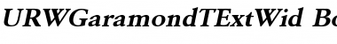 Download URWGaramondTExtWid Font Download URWGaramondTExtWid Font