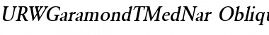Download URWGaramondTMedNar Font Download URWGaramondTMedNar Font